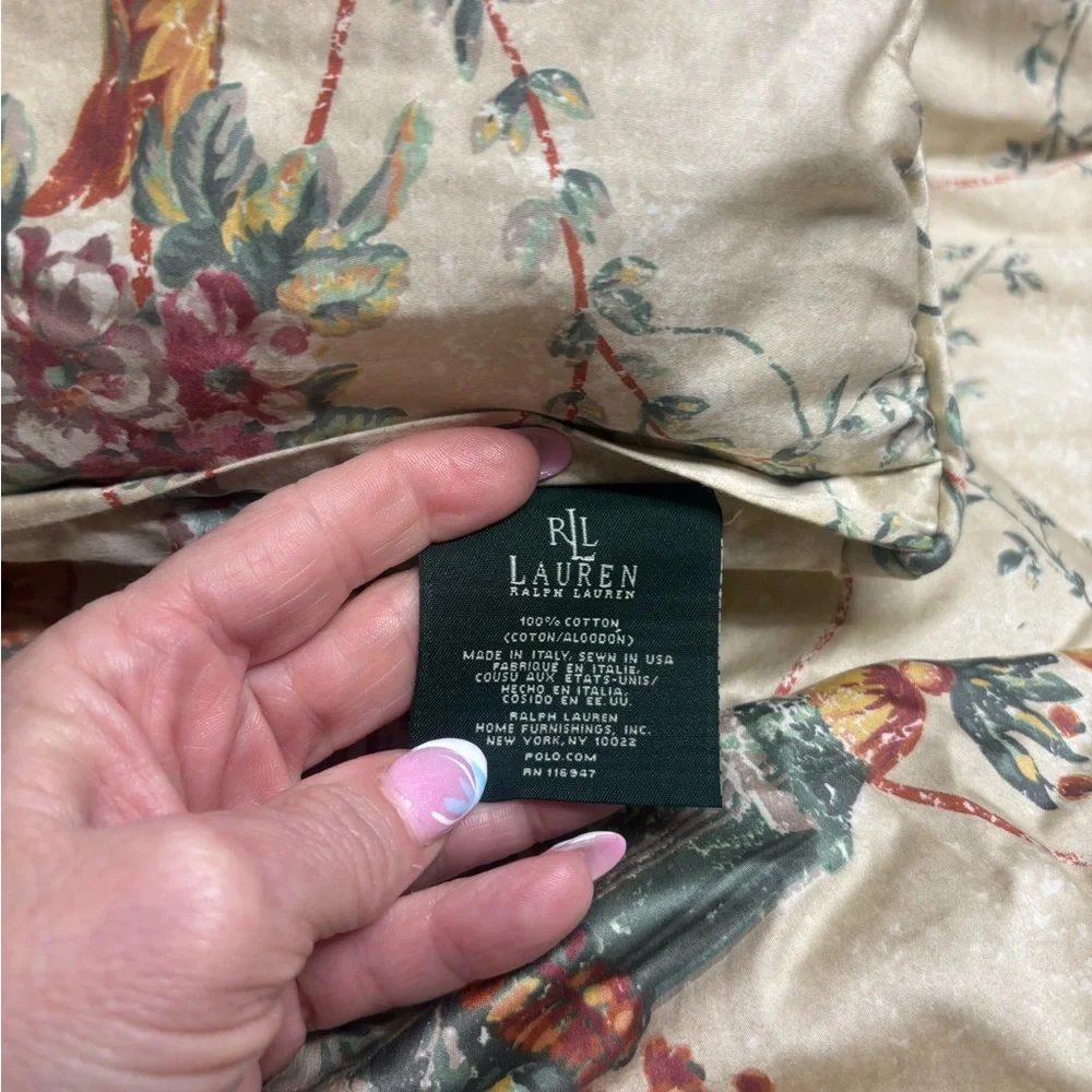 Vintage Lauren Ralph Lauren Villandry Floral Full/ Queen Comforter